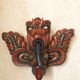Wooden triptych mask