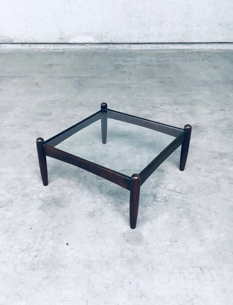 Mid-Century Modern Design Low Side Table Set, Sweden, 1960s, Set of 2