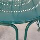 Série de 4 fauteuils de Jardin Fermob en fer ancien