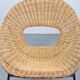 Vintage Rattan Lounge Chair with Tube Frame by Dirk van Sliedregt for Gebroeders Jonkers, 1960s