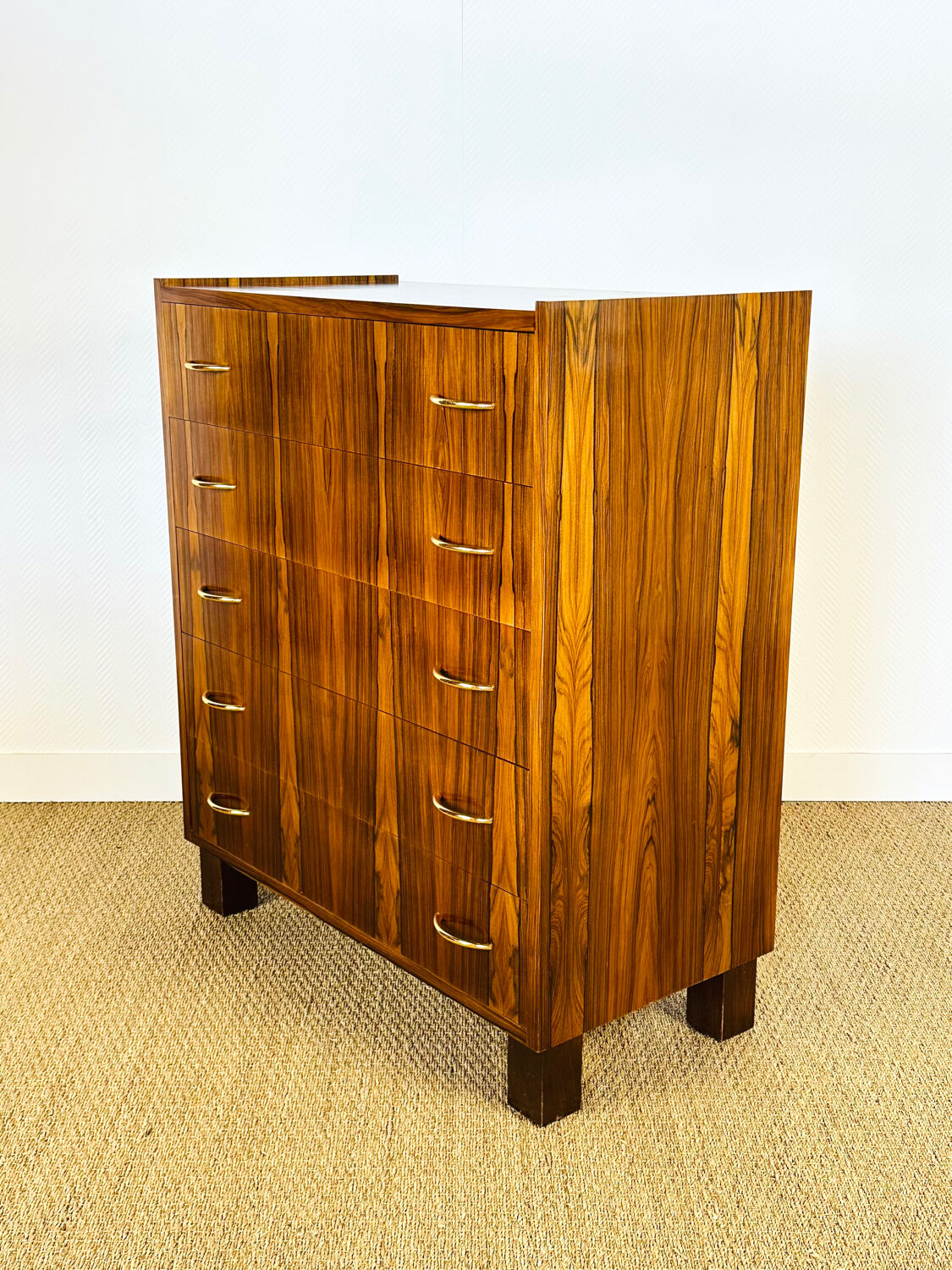 Vintage rosewood chest of drawers 1960