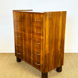 Vintage rosewood chest of drawers 1960