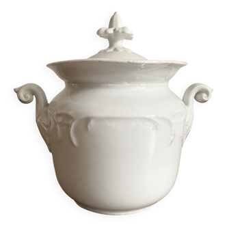 Ancien sucrier ou pot en porcelaine