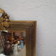 Rectangular mirror gilded tower 25x39cm
