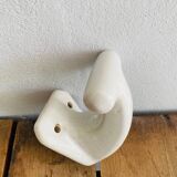 Enamelled earthen coat hook, 1900