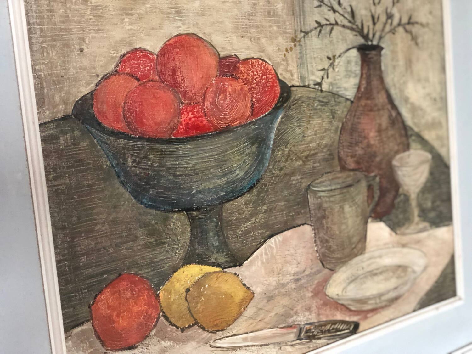 Old figurative still life painting