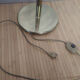 Articulated brass lamppost