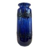 Vase bleu fat lava