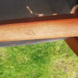 Vintage Scandinavian chairs 1970 teak and skaï