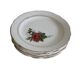 Plate with pink roses Digoin
