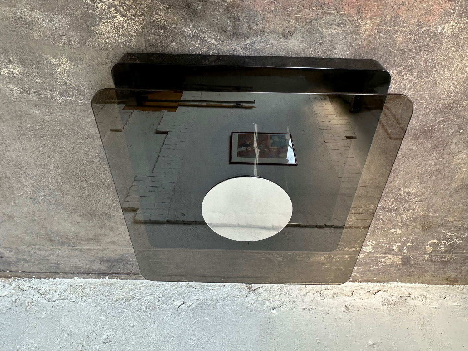 Table basse carrée design Marco Fantoni pour Tecno