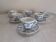 6 cups and saucers Rivanel in vintage 70's opaline