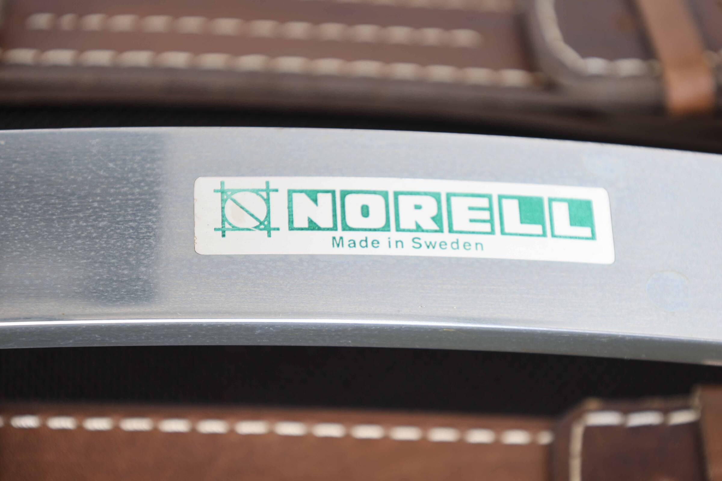 Swedish armchair. Designed in 1966 and manufactured by Norell Møbel AB