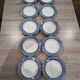 Set of 10 vintage earthenware deep plates