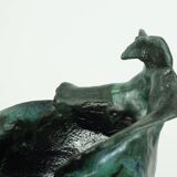 danish modern ceramic VASE bowl studio pottery conny walther demark 60s70s