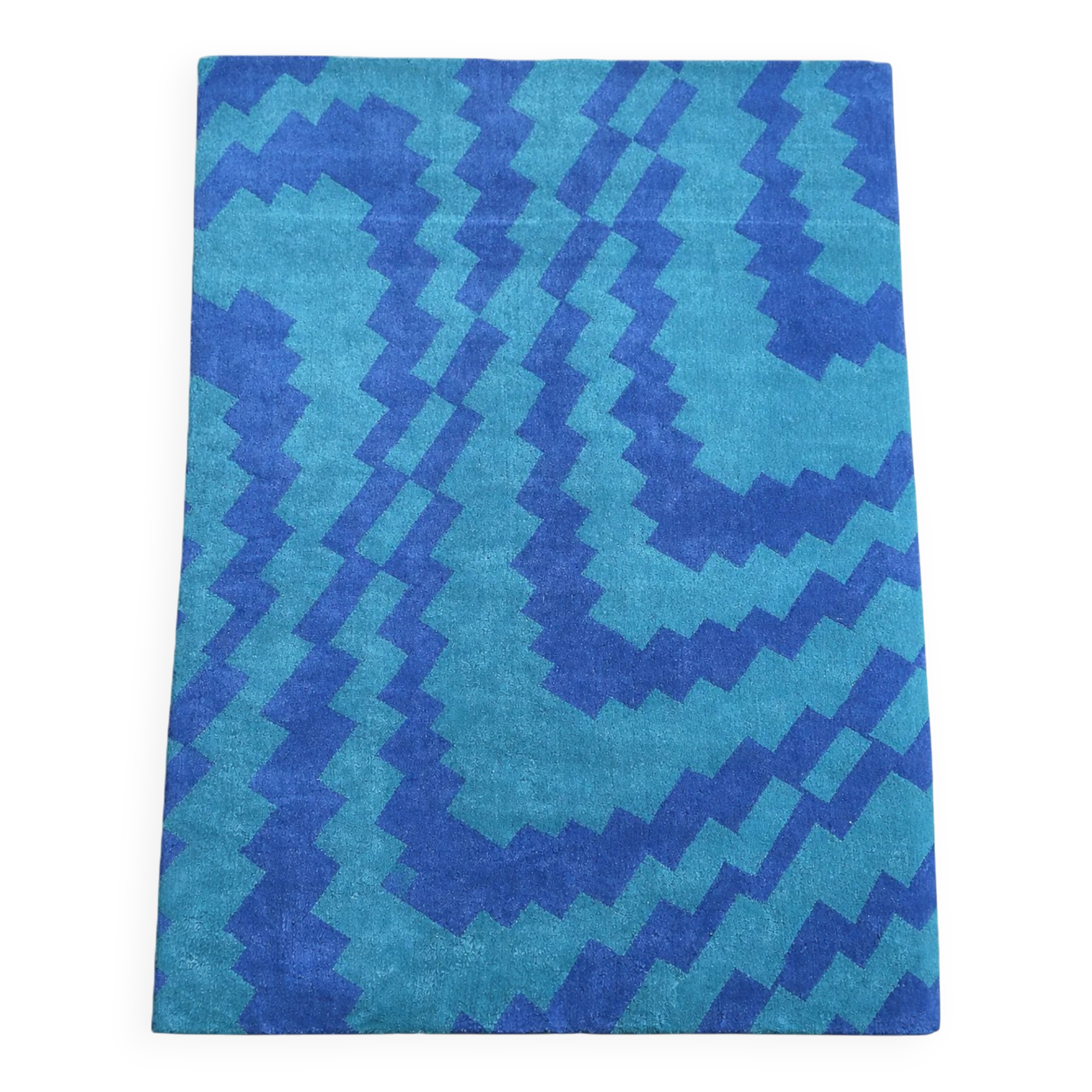 TISCA rug "LEON" in hand-tufted wool – Design by Ulrike Sarvari, France 1990s