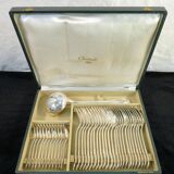 Christofle cutlery set in silver metal model MARLY