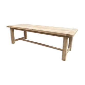 Large oak farm table