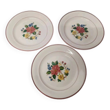 Set of 3 Villeroy and Boch Vintage Dessert Plates