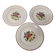 Set of 3 Villeroy and Boch Vintage Dessert Plates