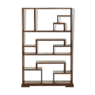 Solid teak bookcase