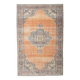 Green & Orange Turkish Vintage Rug, 182x286Cm