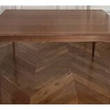 Extendable table from the 60s, compass feet