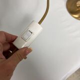 Vintage double flower table lamp golden