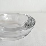 Cendrier rond en cristal de Vannes vintage