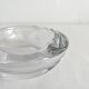 Vintage Vannes crystal round ashtray