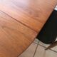 Extension table and 4 chairs by Hans Olsen edited by Frem Rolje