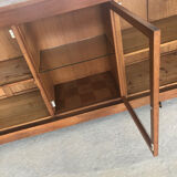 Art deco sideboard with checkered doors and top