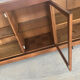 Art deco sideboard with checkered doors and top