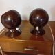 Lampes boule orientables vintage des années 70