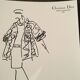 Christian Dior, fashion illustration press collection spring - summer 1985