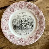 Talking plates “Automobiles” Saint Amand & Hamage