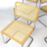 Set of four B 32 chairs by Marcel Breuer