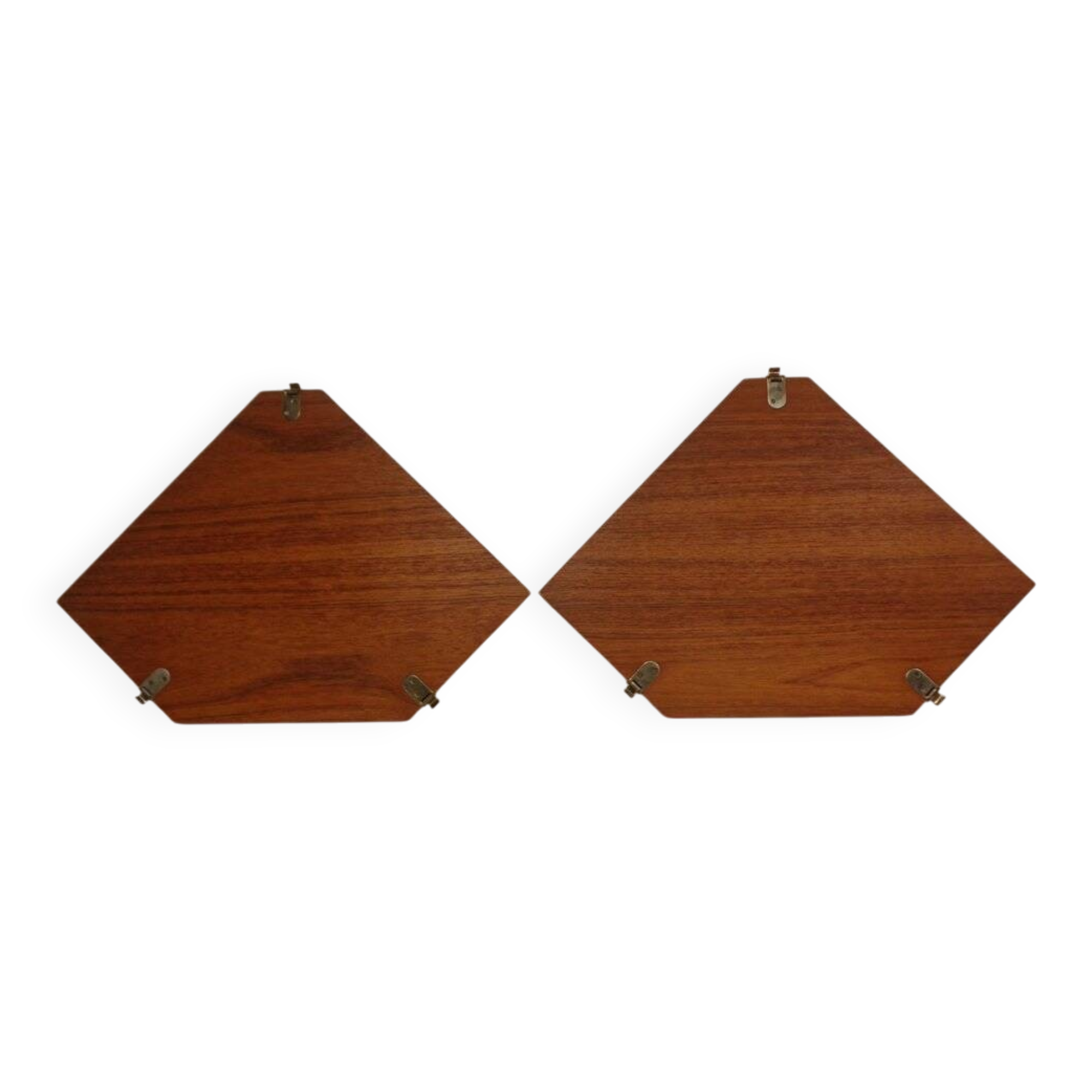 Swedish Teak Corner Shelf by Kajsa and Nils Nisse Strinning for String, 1950s