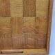 Vintage scandinavian serving tray in marquetry wood