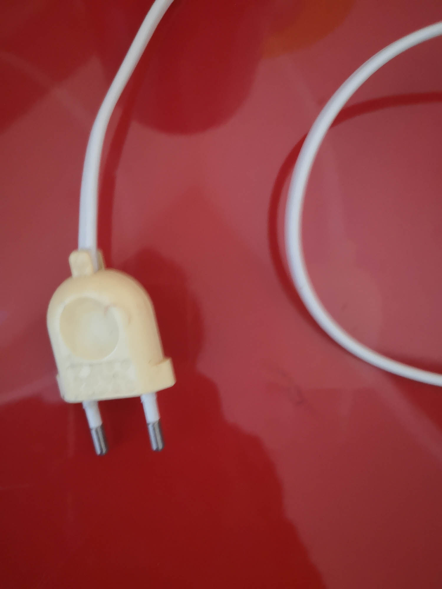 Vintage lamp hands and opal globe - blue - vintage luminaire