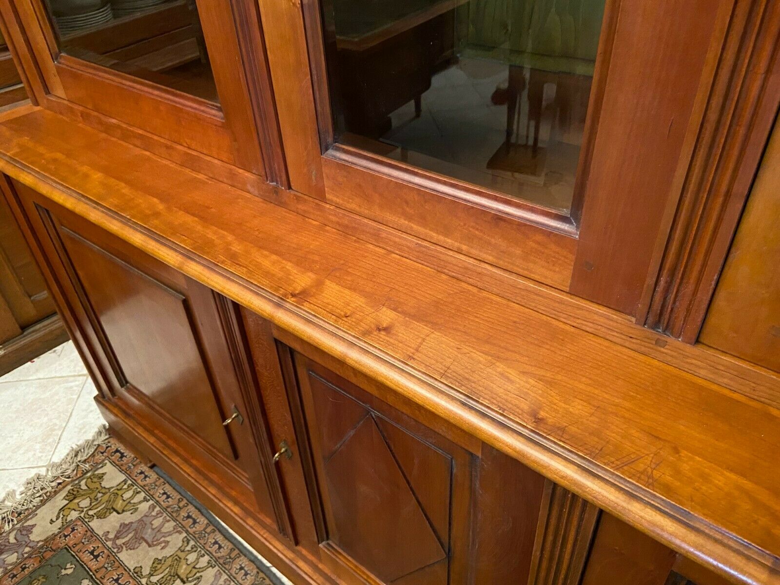 Library 2 bodies in solid blond cherry style Directoire