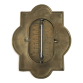Thermomètre en laiton à accrocher Vintage