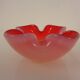 Sommerso Murano Glass Ashtray, Italy, 1960s