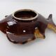 French studio ceramic bowl with fish from Vallauris, 1970s
