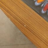 Melamine and ceramic coffee table, 1960