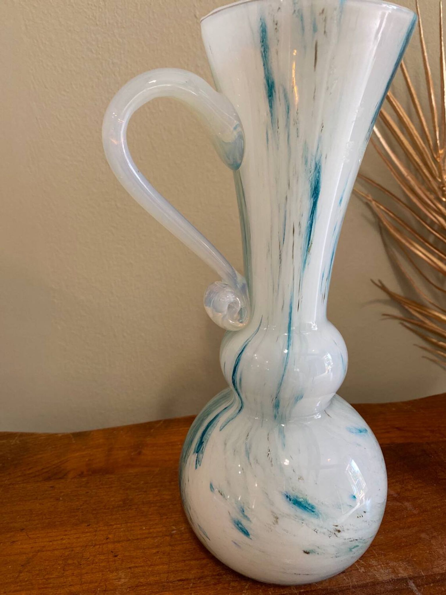 Murano blown glass vase