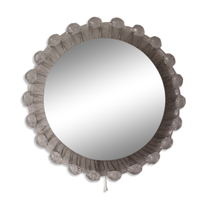 Grand miroir mural circulaire