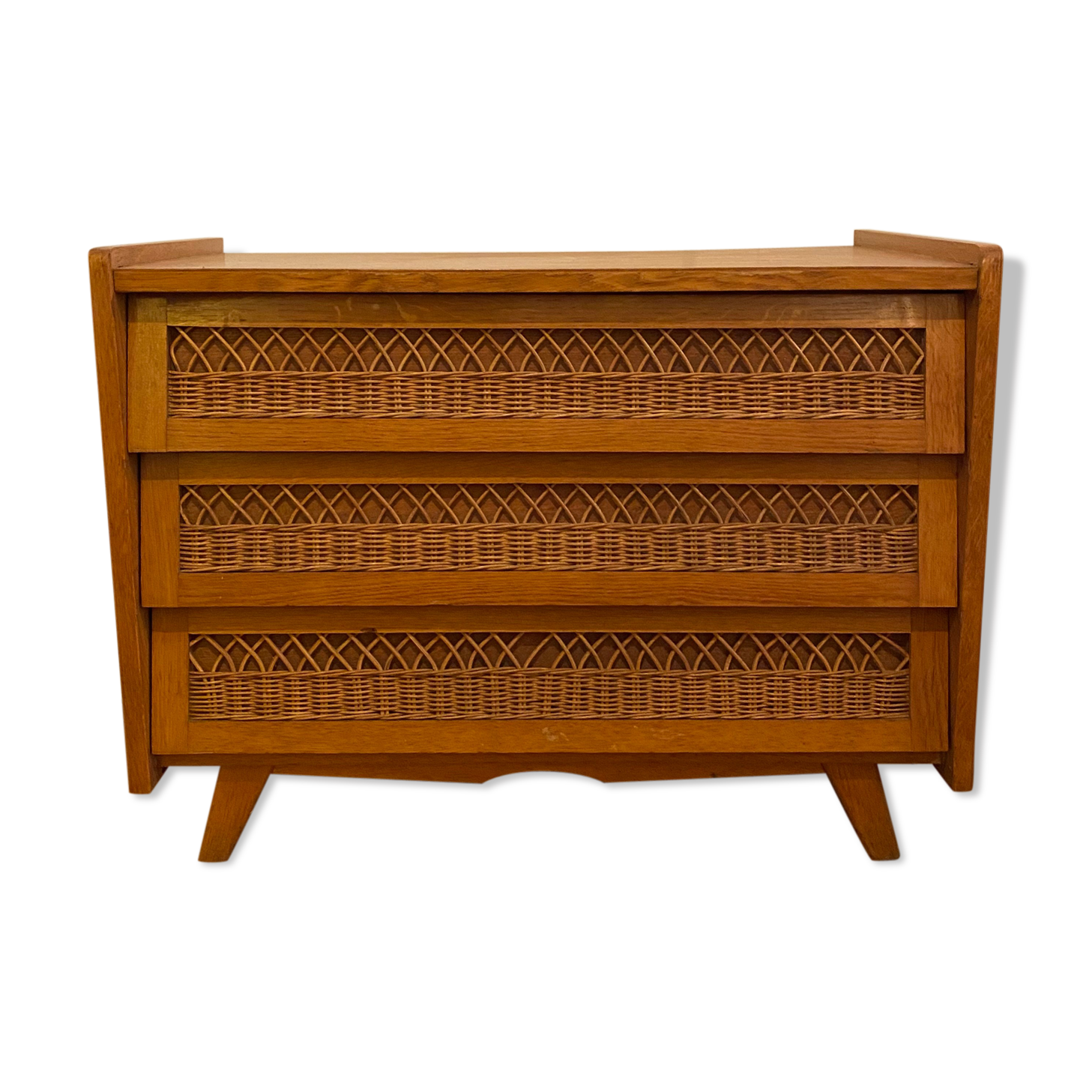 Rattan chest of drawers 3 drawers