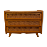 Rattan chest of drawers 3 drawers