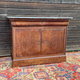 Louis Philippe vintage buffet in speckled mahogany